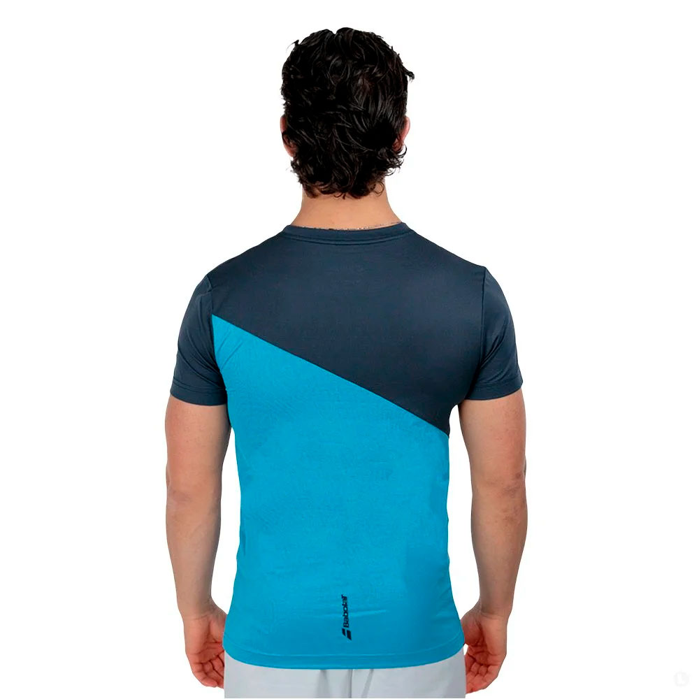 Футболка Babolat Drive Crew Neck Tee 2MS25011X-4035 синий M  купить,NaN