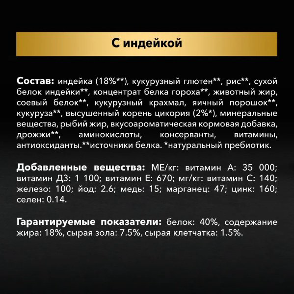 Корм PRO PLAN Delicate Adult для взрослых индейка 1 кг купить,4400