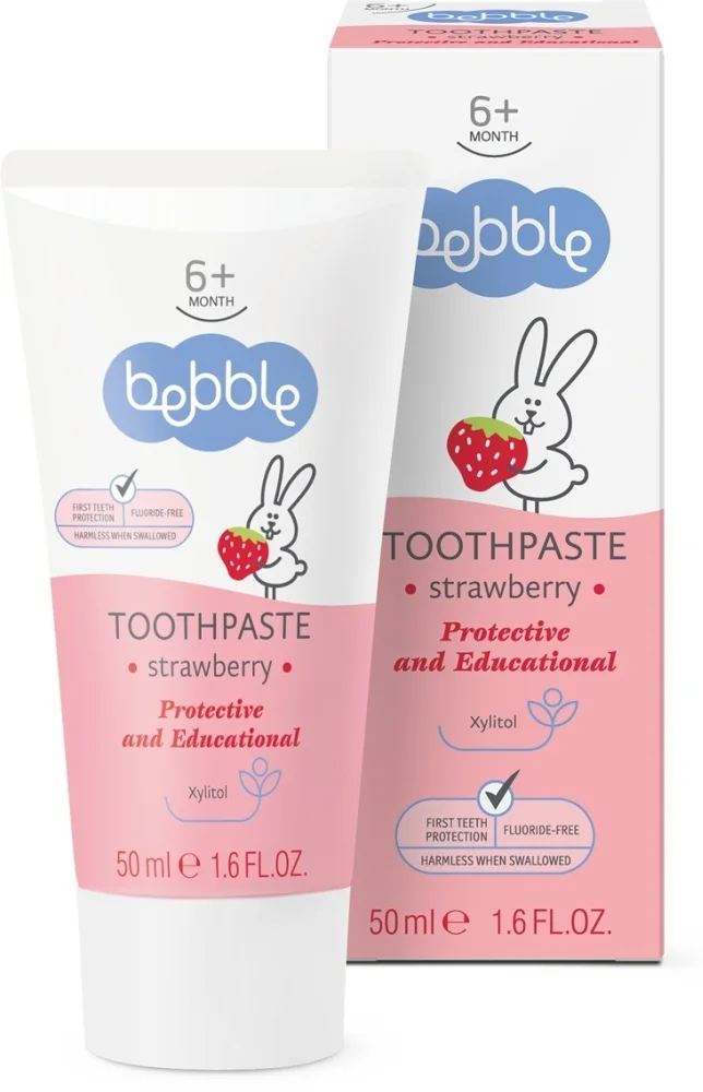 Зубная паста Bebble Strawberry 50мл купить,NaN