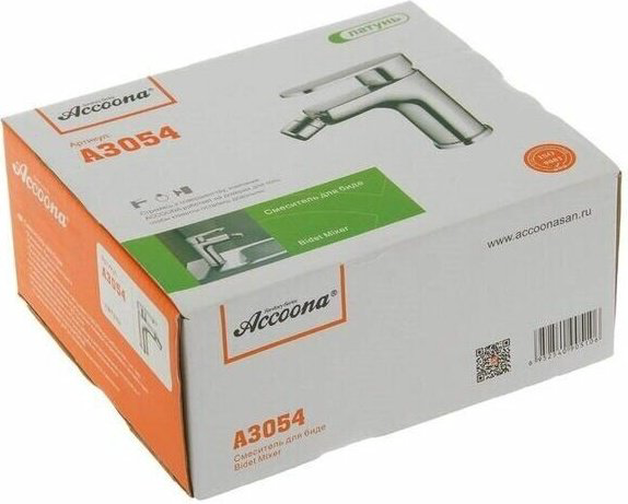 Смеситель для биде Accoona A3054, латунь, цвет хром купить,NaN