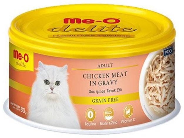 Корм Me-O кусочки в соусе курица 80 г 1 шт