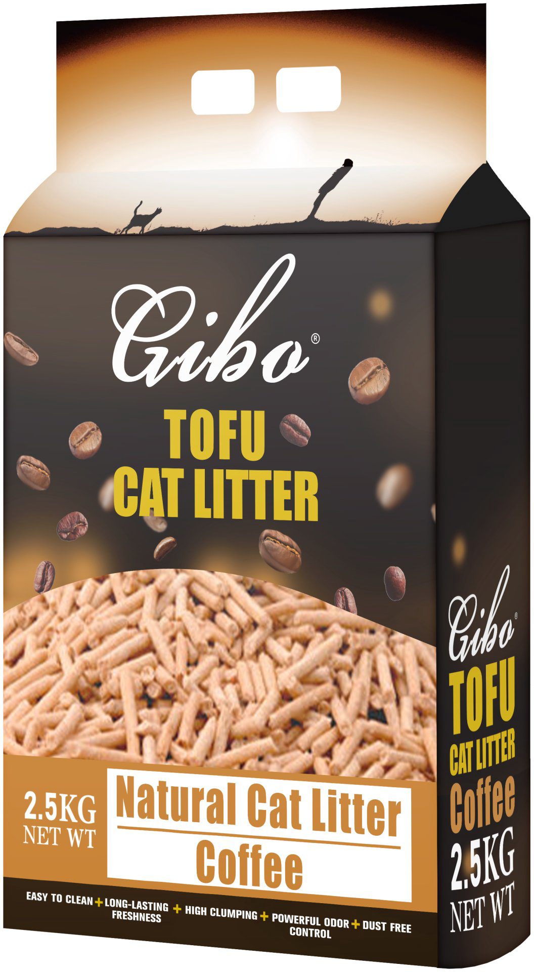 Наполнитель Gibo Tofu с ароматом кофе комкующийся 2.5 кг - ForteMarket Наполнитель Gibo Tofu с ароматом кофе комкующийся 2.5 кг купить,3000