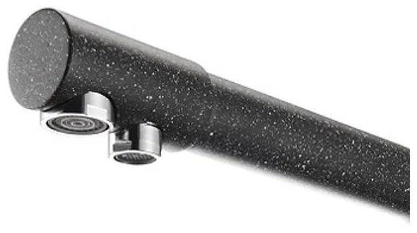 Смеситель для кухни (мойки) AQUATON Руан 1AX004FCXX210 цвет графит, однозахватный купить,NaN