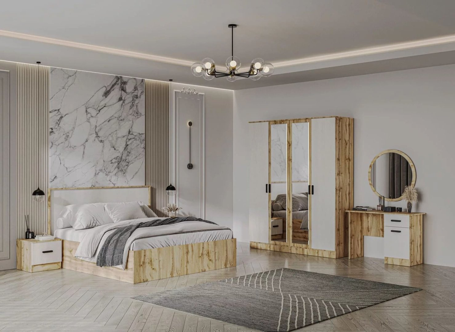 Гарнитур AsiaBrand Ева 4Д, предметов в наборе 6 шт купить,320990