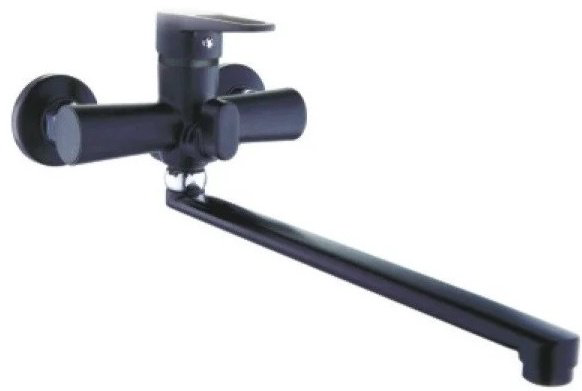 Смеситель для ванны Potato P22270-6, силумин, цвет черный купить,40400