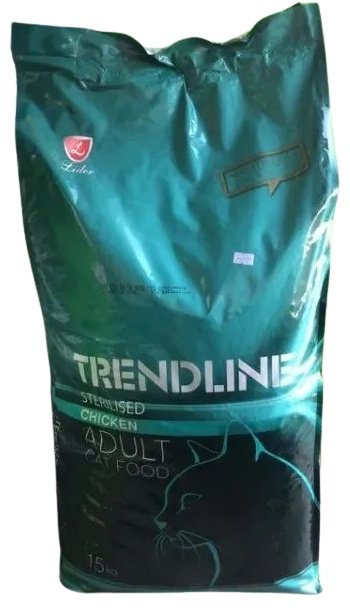 Корм Lider Trendline Sterilised для стерилизованных курица 15 кг
