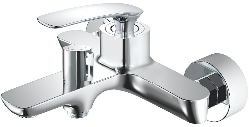 Смеситель для ванны Haiba HB60616, латунь, цвет хром купить,NaN