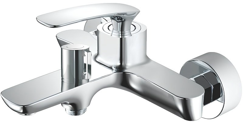 Смеситель для ванны Haiba HB60616, латунь, цвет хром купить,NaN
