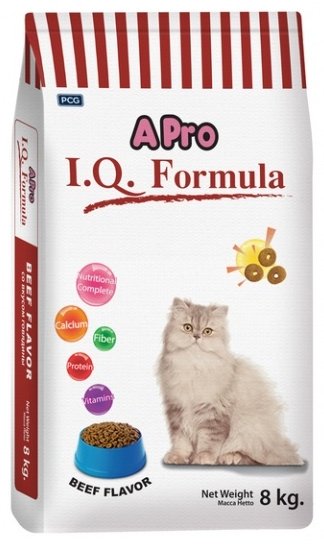 Корм Apro A.Q. Formula для взрослых говядина 8 кг