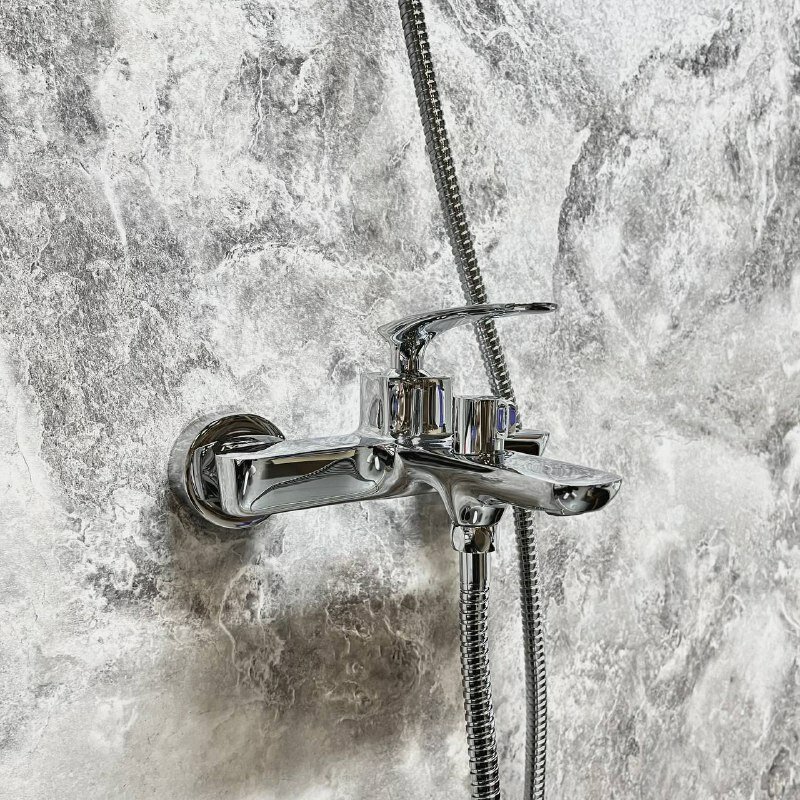 Смеситель для ванны Haiba HB60616, латунь, цвет хром купить,NaN