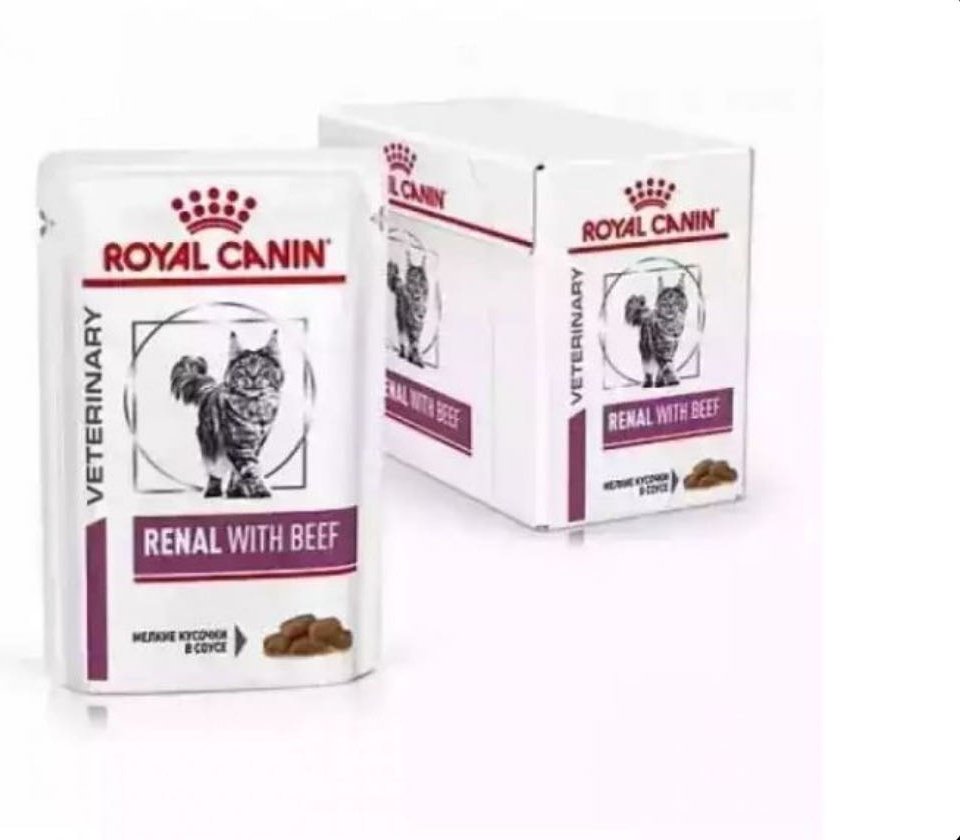 Корм Royal Canin кусочки в соусе говядина 85 г 12 шт