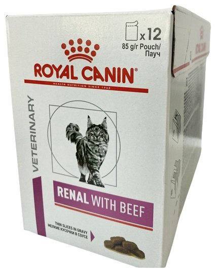 Корм Royal Canin кусочки в соусе говядина 85 г 12 шт - ForteMarket Корм Royal Canin кусочки в соусе говядина 85 г 12 шт купить,10335