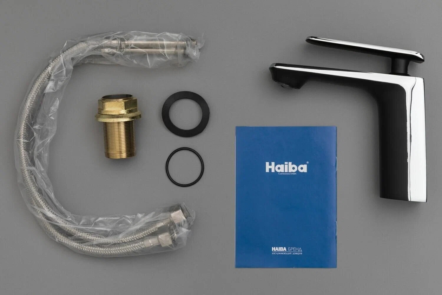Смеситель для раковины (умывальника) Haiba HB10548-7, однозахватный купить,55016