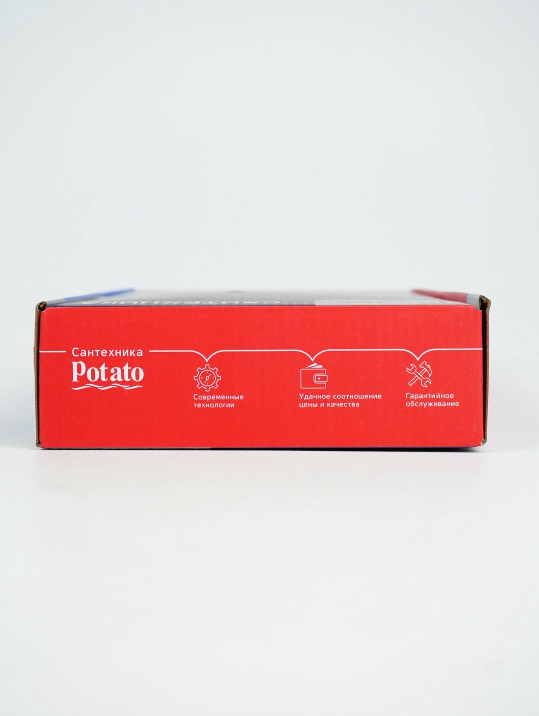 Смеситель с гибким изливом Potato P58357S, латунь, цвет хром купить,36600