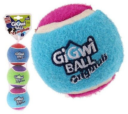 Игрушка GiGwi мячик BALL Original 75337 мультиколор