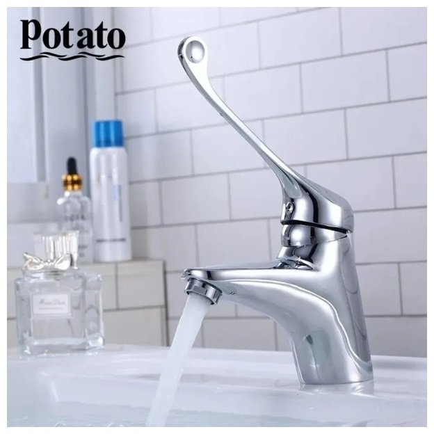 Смеситель для раковины (умывальника) Potato P1005 , однозахватный купить,30800