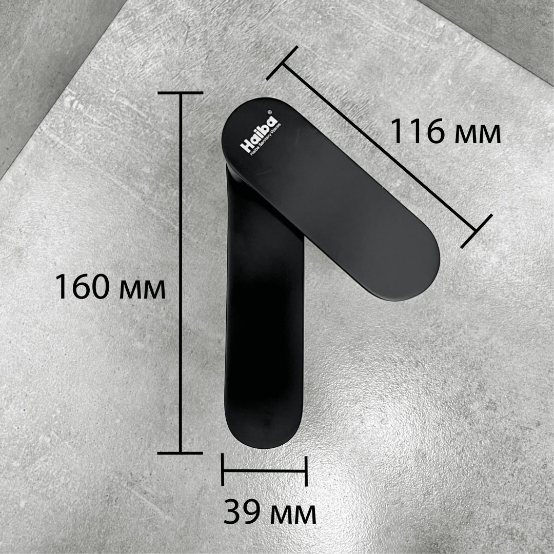 Смеситель для раковины (умывальника) Haiba HB10590-7, однозахватный купить,NaN