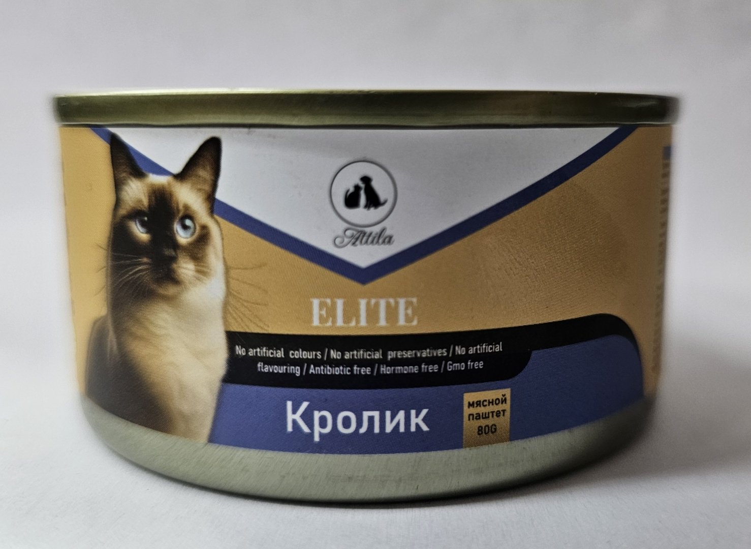 Корм ATTILA паштет кролик 80 г 1 шт