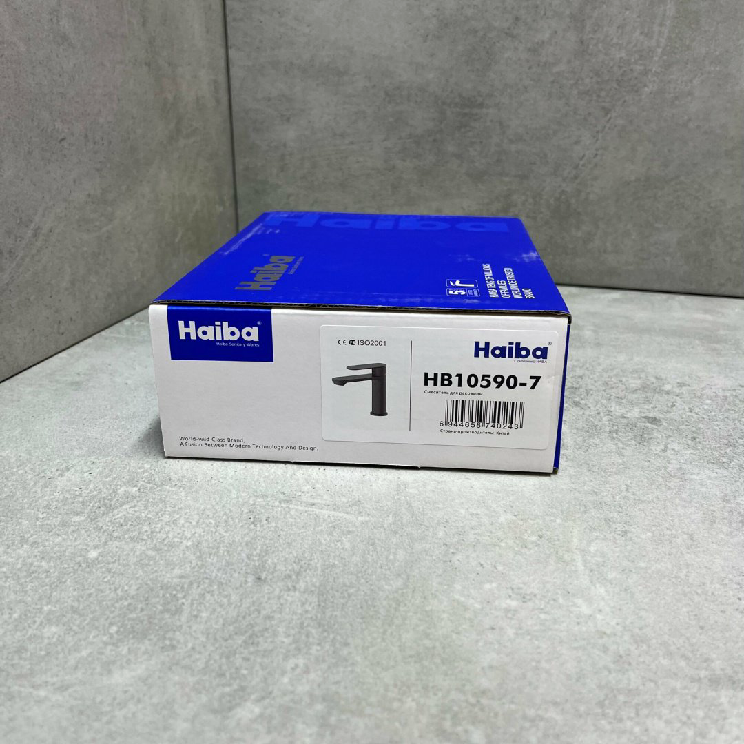 Смеситель для раковины (умывальника) Haiba HB10590-7, однозахватный купить,NaN