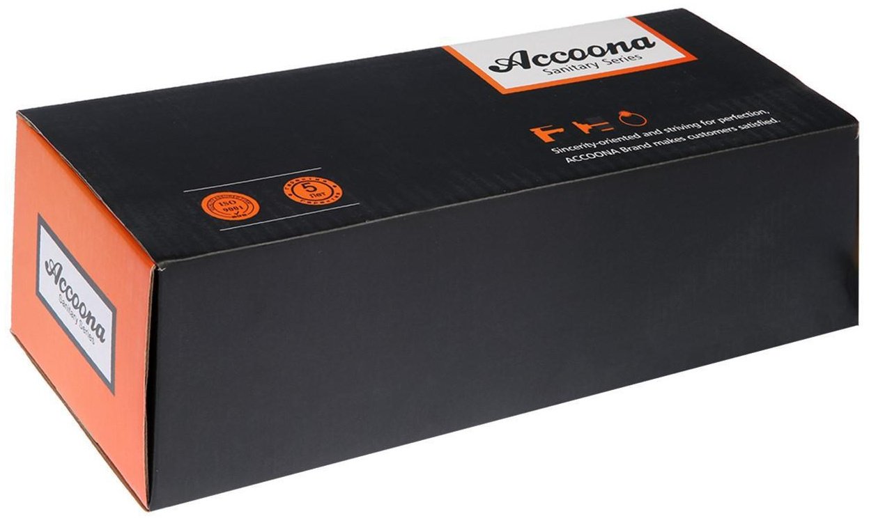 Смеситель для ванны Accoona 7176А, силумин, цвет хром купить,NaN