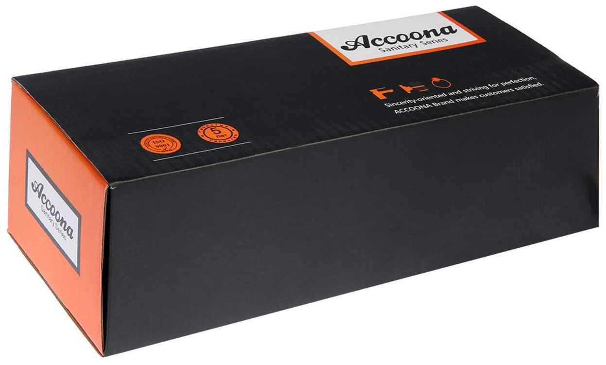 Смеситель для ванны Accoona 7176А, силумин, цвет хром купить,NaN