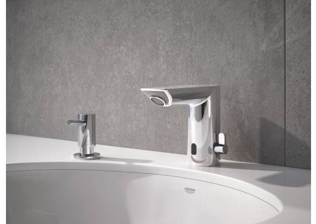 Смеситель для раковины (умывальника) Grohe Bau Cosmopolitan E, сенсорный купить,NaN