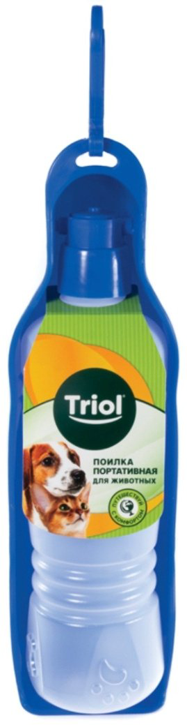 Поилка портативная Triol 30221023 500 мл синий