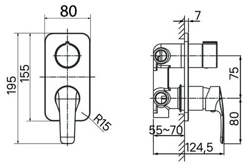 Смеситель для ванны IDDIS RAYSB00i68, однозахватный купить,66800