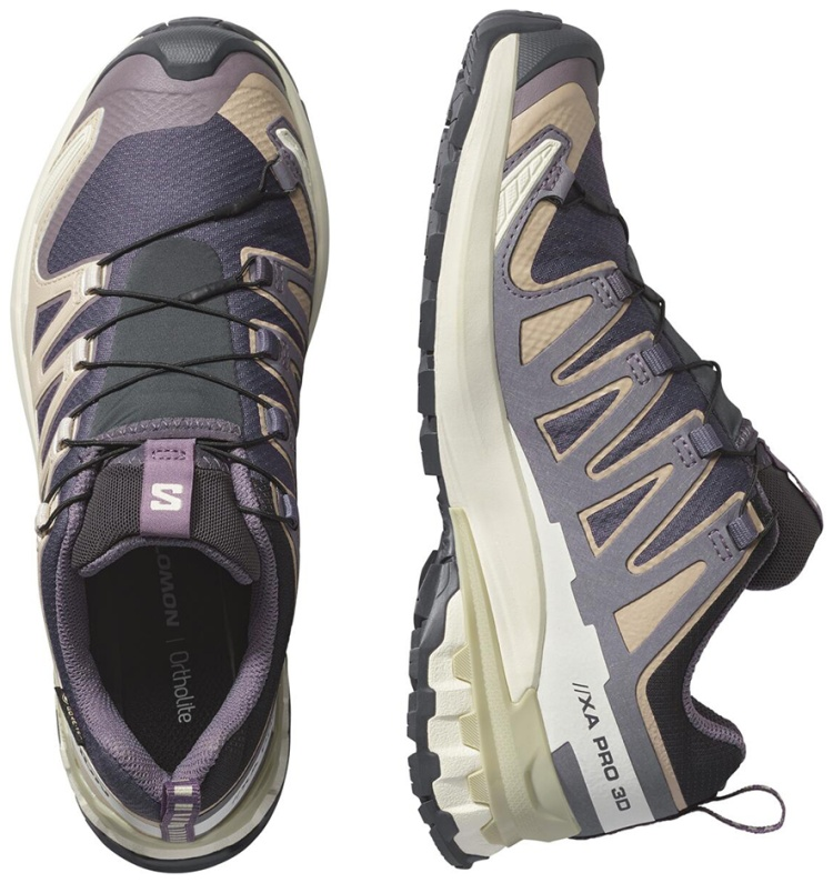 Треккинговые кроссовки Salomon Xa pro 3d v9 gtx L47744700 фиолетовый 5 38  купить,NaN