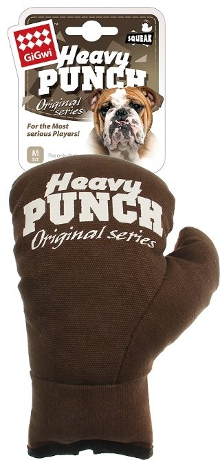 Игрушка GiGwi Heavy Punch Боксерская перчатка 75435 коричневый