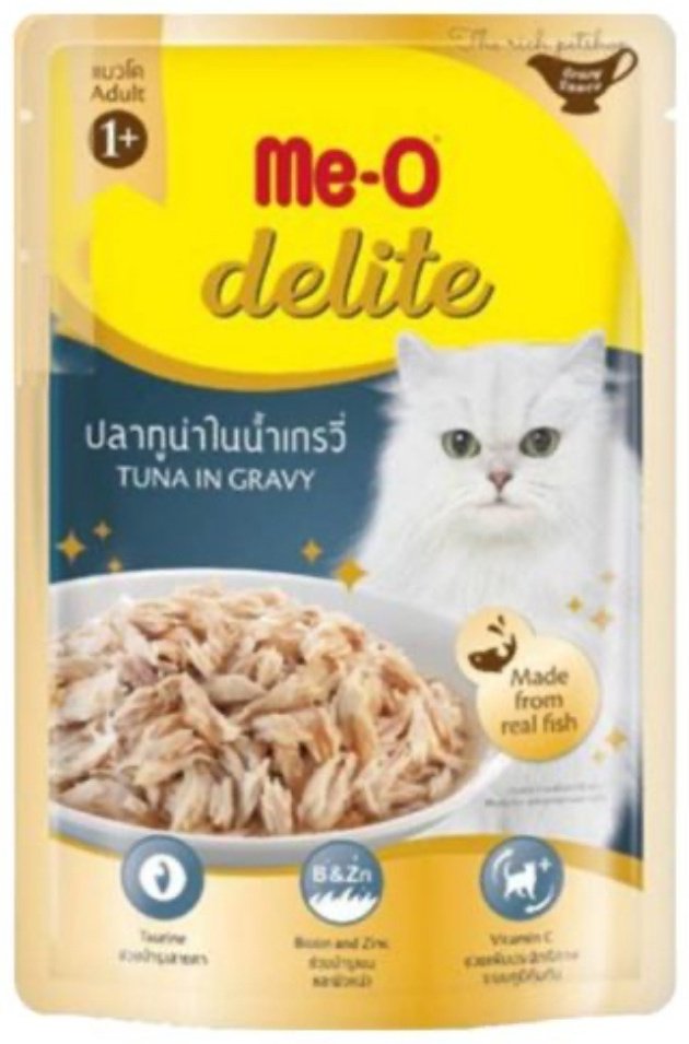 Корм Me-O кусочки в соусе тунец 70 г 1 шт
