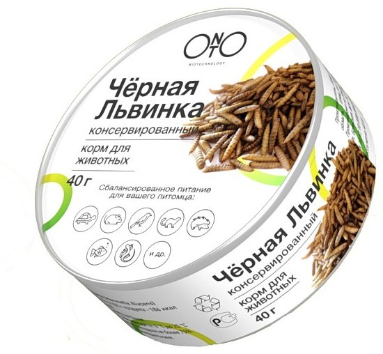 Корм ONTO Чёрная львинка 40 г