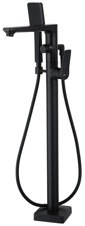 Смеситель для ванны Lemark LM3744BL, латунь, цвет черный купить,NaN