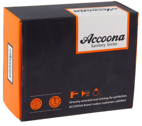 Смеситель для душа Accoona A8030, латунь, цвет хром купить,NaN