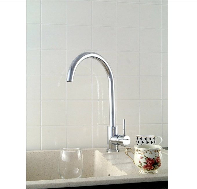 Смеситель для кухни Diadonna D46-0003, нержавеющая сталь, цвет хром купить,30300