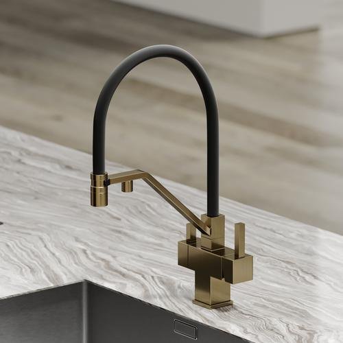 Смеситель для кухни (мойки) Ceramicanova SC4007BG, однозахватный купить,220000