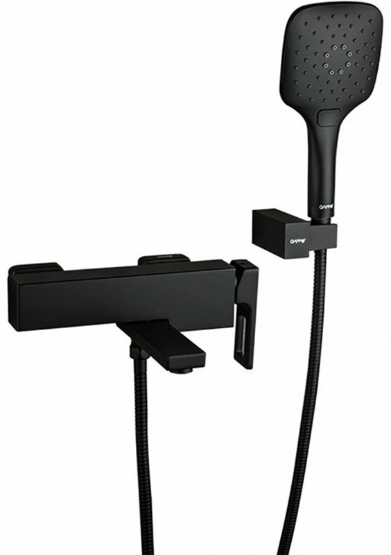 Смеситель для ванны Gappo G3217-6, латунь, цвет черный купить,NaN