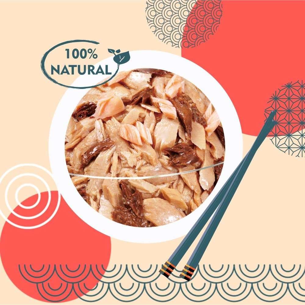 Корм INABA кусочки в желе тунец, семга 60 г 1 шт купить,715