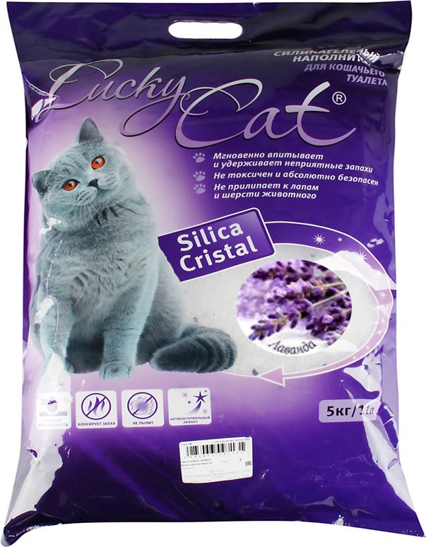 Наполнитель LuckyCat лаванда CP000058 впитывающий 11 л