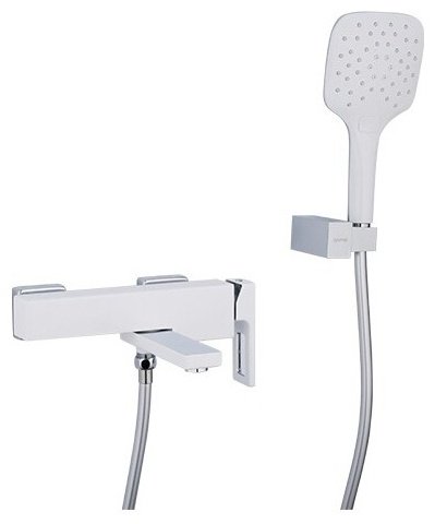 Смеситель для ванны Gappo G3217-8, латунь, цвет белый, хром купить,NaN
