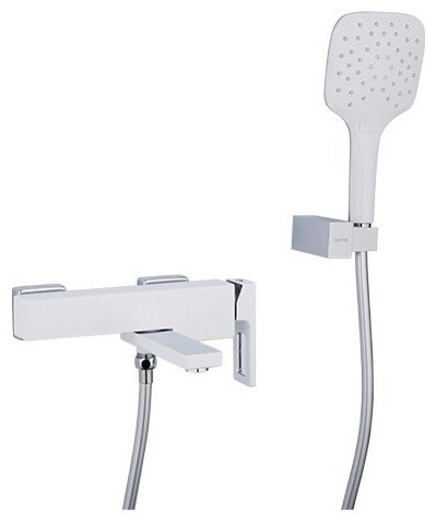 Смеситель для ванны Gappo G3217-8, латунь, цвет белый, хром купить,NaN