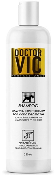 Уход Doctor VIC Шампунь с пантенолом Липовый цвет для собак 250 мл