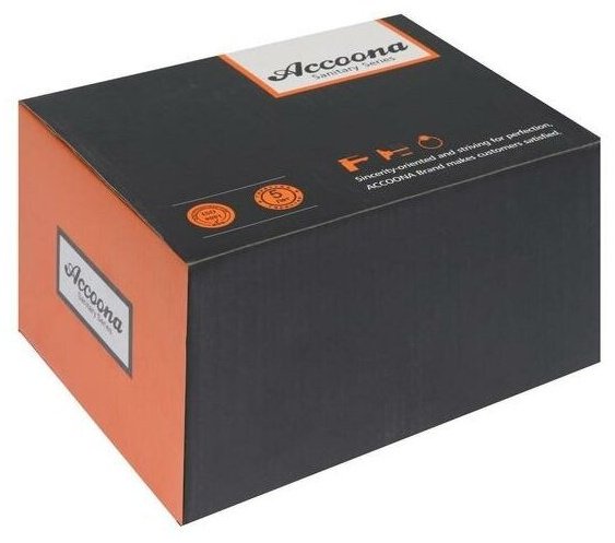 Смеситель для ванны Accoona A6366G, латунь, цвет белый купить,NaN