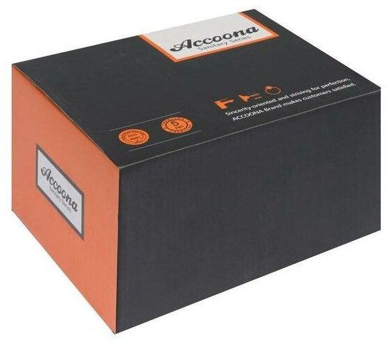 Смеситель для ванны Accoona A6366G, латунь, цвет белый купить,NaN