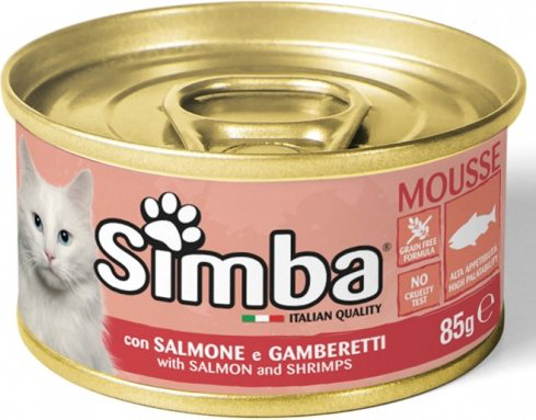 Корм Simba суфле лосось, креветки 85 г 3 шт купить,1500