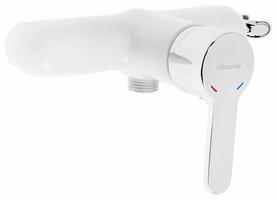Смеситель для биде Accoona A3167G, латунь, цвет белый купить,NaN
