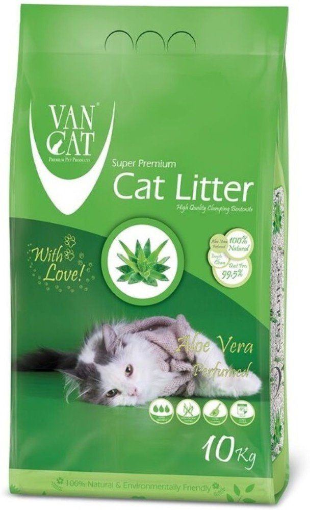 Наполнитель Van Cat ALOE VERA комкующийся 12 л купить,7500