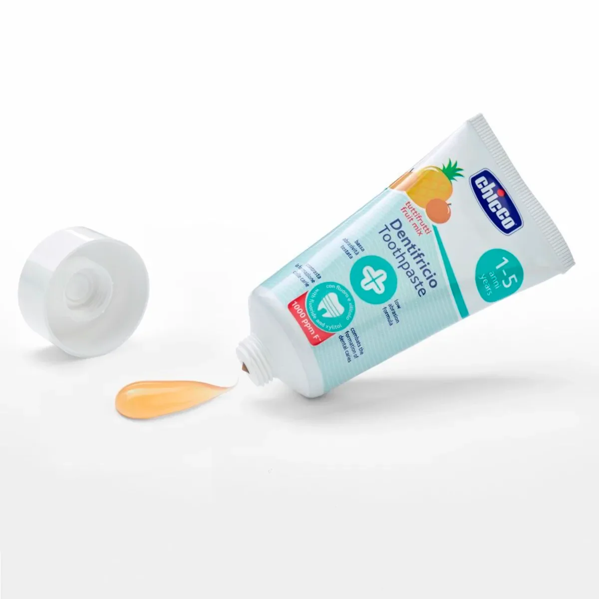 Зубная паста Chicco с фруктовым вкусом 1-5лет 50гр купить,NaN