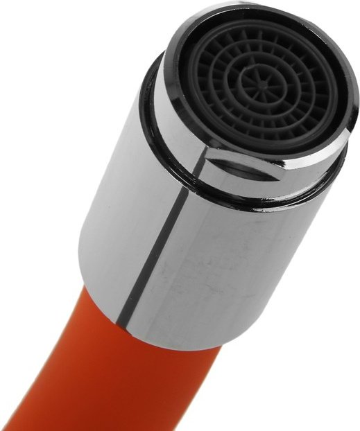 Смеситель с гибким изливом Accoona A4819P, латунь, цвет оранжевый купить,NaN