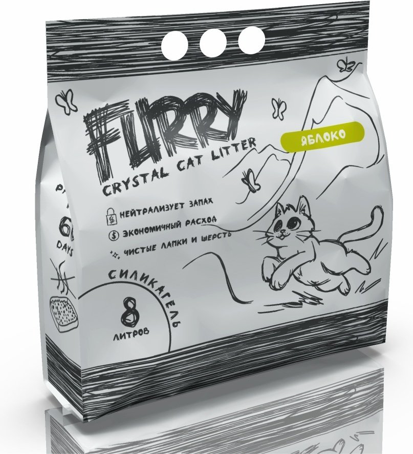 Наполнитель Furry 105983 впитывающий 8 купить,4900